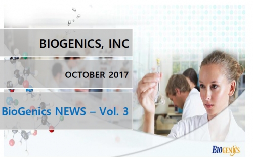 BIOGENICS E-Newsletter October 2017